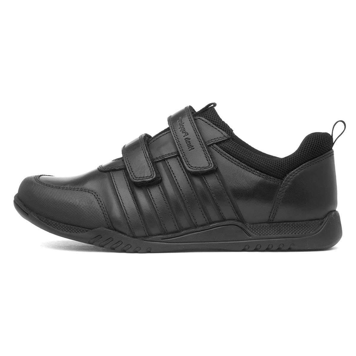 Hush Puppies Boys Josh Jnr School Uniform Shoe, Black, 13.5 UK Child