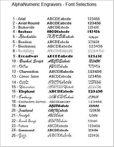 AlphaNumeric Engravers Custom Engraved Knife Personalized Elk Ridge (A003BW)