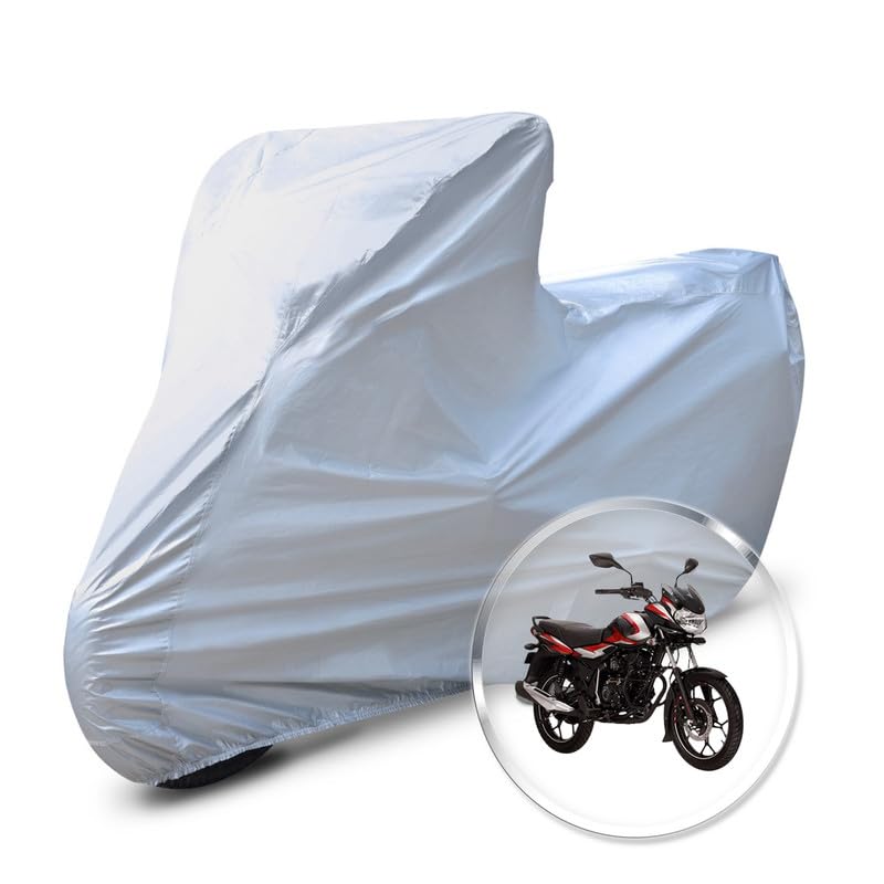 Image of Neodrift 'CrystalMax' Bike Cover for Bajaj Discover 125 (Water & UV Resistant, All-Weather Motorcycle Protection, Dustproof, Windproof).