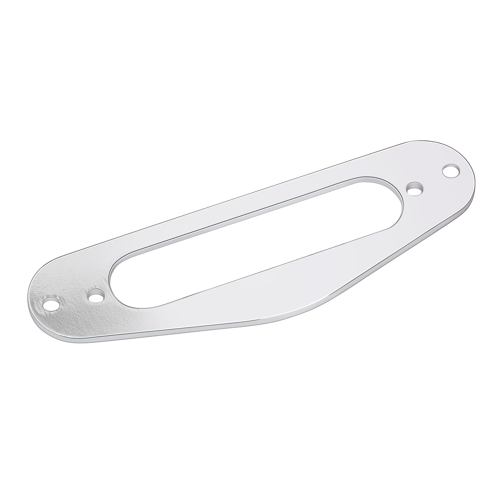 Banworks Single Coil Pickup Cover Mounting Ring Tele Neck Pickup Frame Metal Pickup Cover Plate Ring JT/SYQG-10 Chrome - Image 3