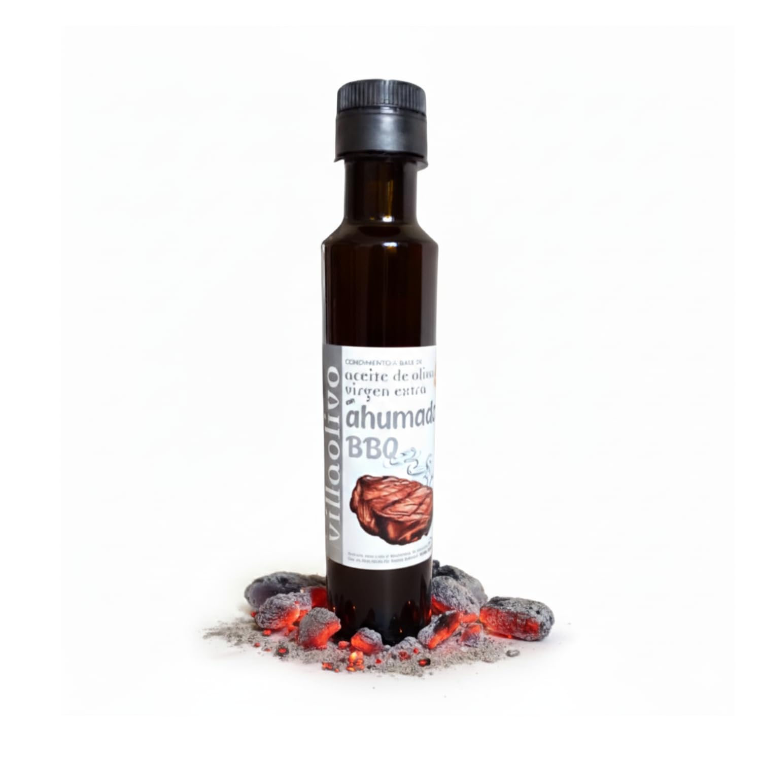 Villaolivo - Condimento A Base De Aceite De Oliva Virgen Extra Con Ahumado BBQ 250ml (15)