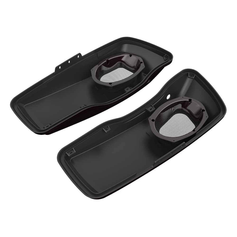 Tapas De Altavoz Doble 6x9 Para Alforjas De Harley Touring 2014-2021 – Vivid Black, ZXMT