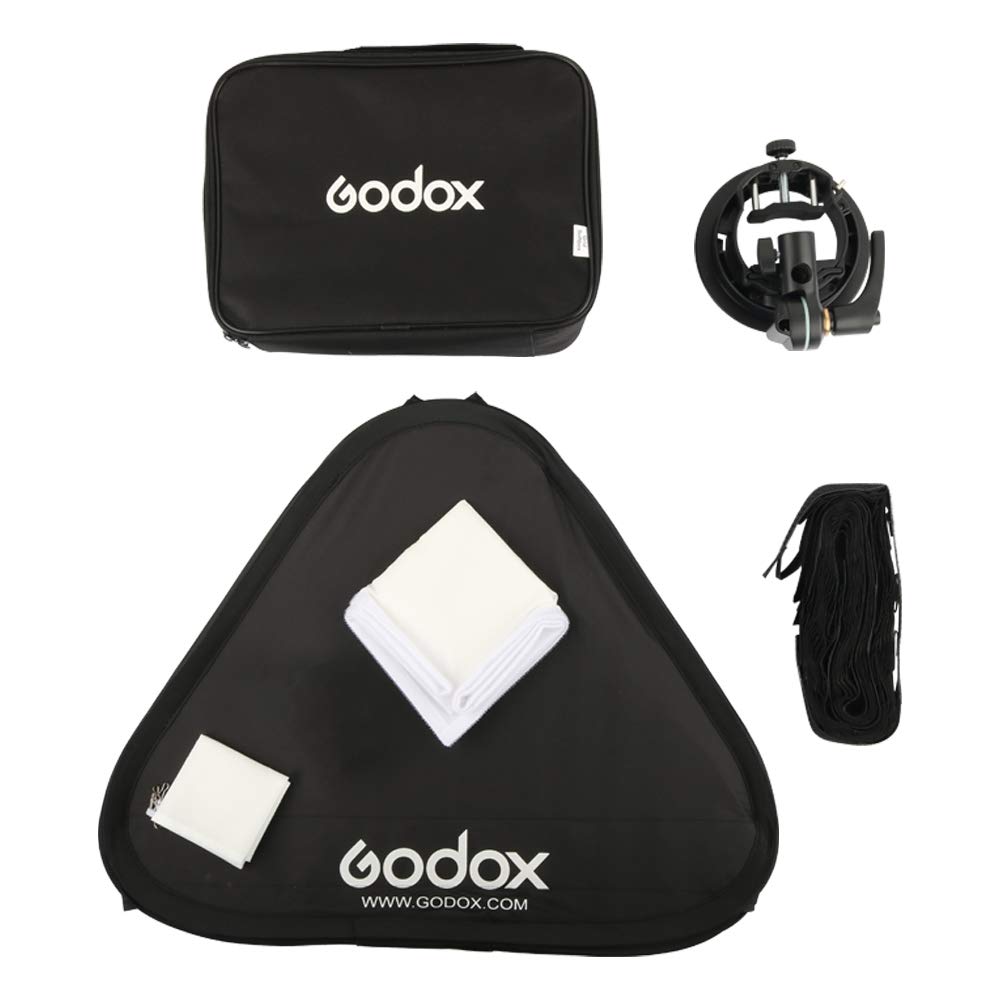 Godox ソフトボックス 60 x 60cm S2 ブラケット付属 2セット Amazon | GODOX 60x60cmソフトボックス S2 プラケットセット