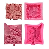 moldes de mariposas para imprimir en foami Material duradero: los moldes de silicona para muffins están hechos de silicona de alta calidad, antiadherentes, fáciles de llenar, fáciles de usar, suaves y suaves, fáciles de limpiar y reutilizables durante mucho tiempo.