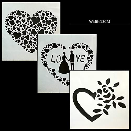 BLUGUL Plantillas de Dibujo, para Scrapbooking, Manualidades, DIY...