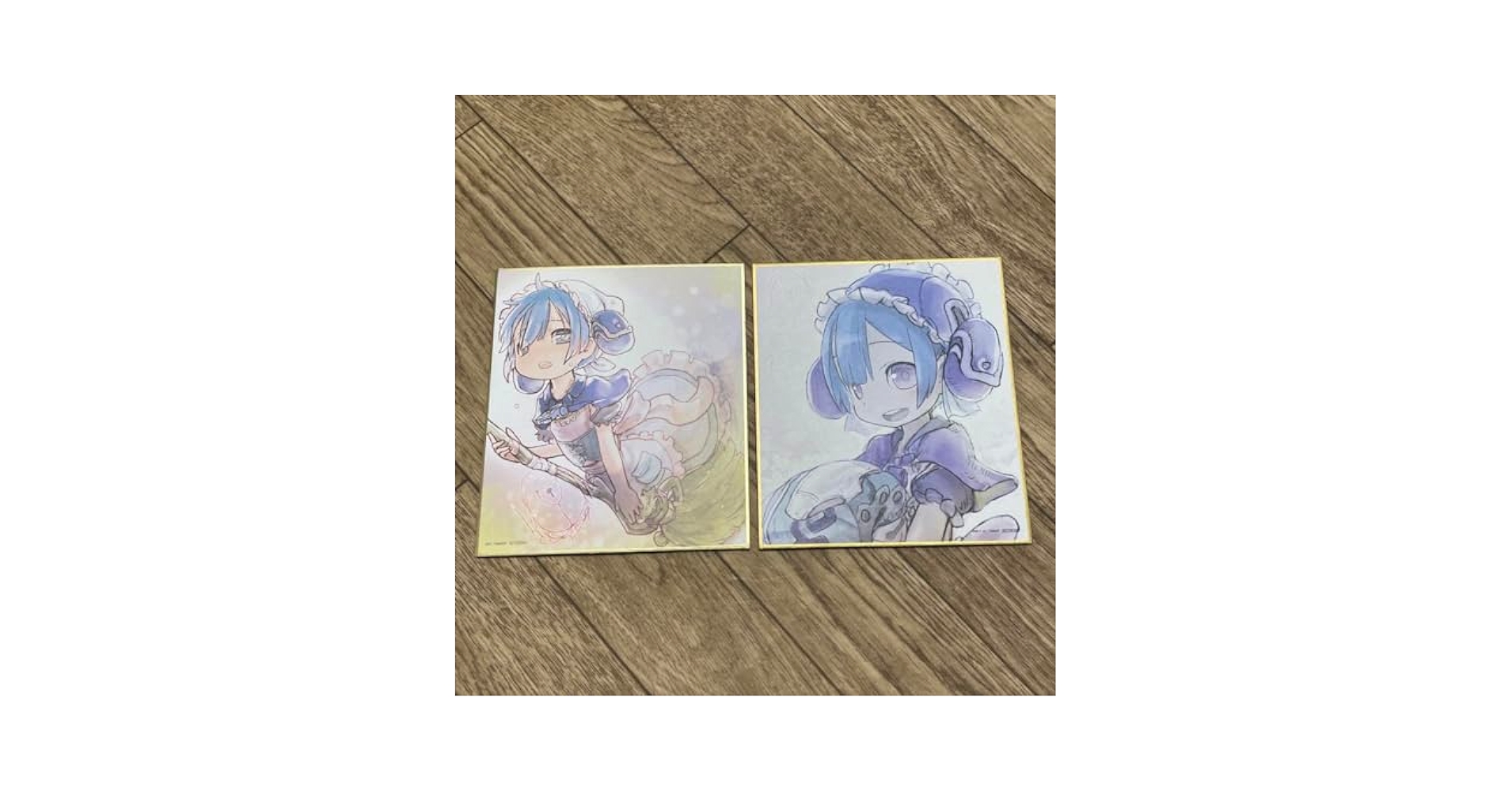 きまぐれマイベイビィ色紙 きまぐれマイベイビィ色紙 （チェキ風イラストカードの梱包体験）