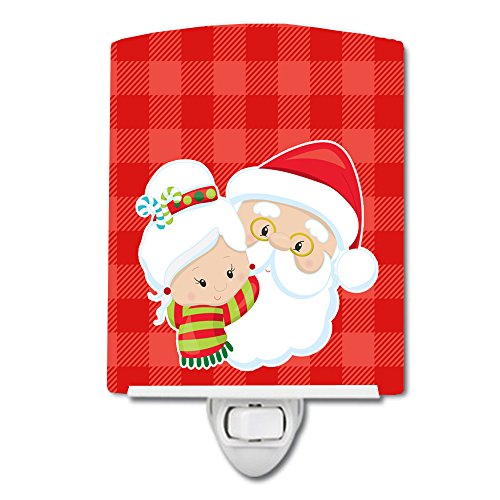 Lámpara de noche cerámica decorativa Christmas Santa Claus miniatura 1