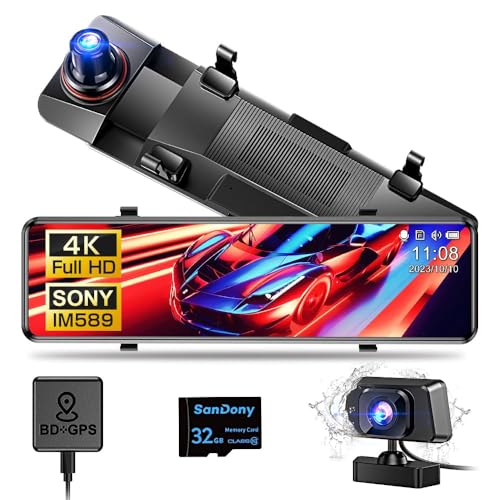 大特価⭐️ドライブレコーダー ミラー型 12インチIPS 4K 64GB前後カメラ 51E84FNIX6L.jpg