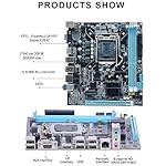H61 LGA1155 Motherboard, DDR3 Micro ATX Computer Motherboard for LGA1155 Socket I3 I5 I7, Gaming Motherboard for for for Series CPU, M.2 NVMe NGFF - Image 3