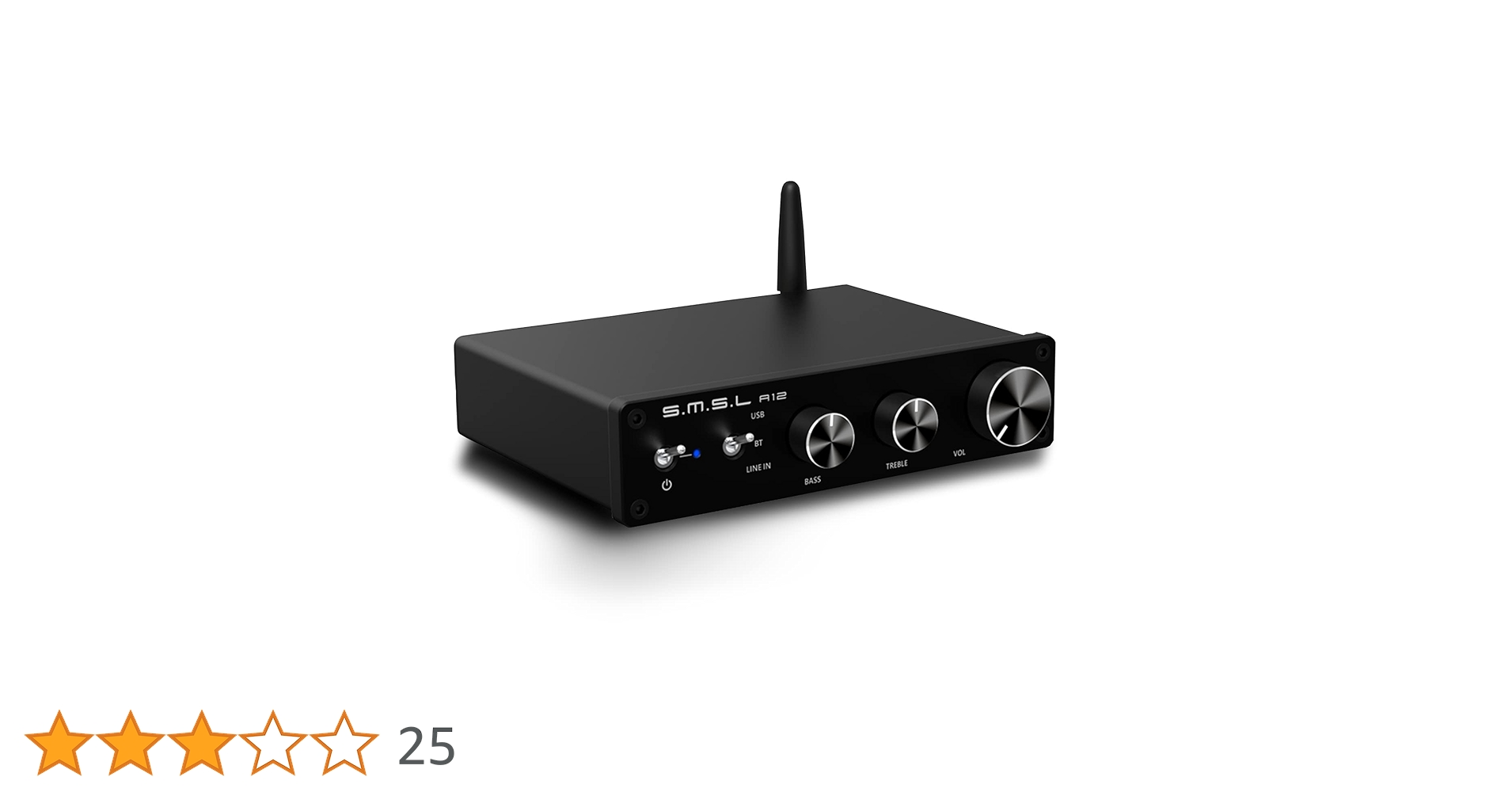 Amazon.co.jp: S.M.S.L A12 アンプ Bluetooth 5.0 小型 パワー