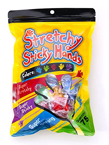 Giraffe Manufacturing 43223-10142 75 Piece Assortment Of Small And Large Glitter Slappy Hands Treasure Box - Kids Party Favors thumb #5