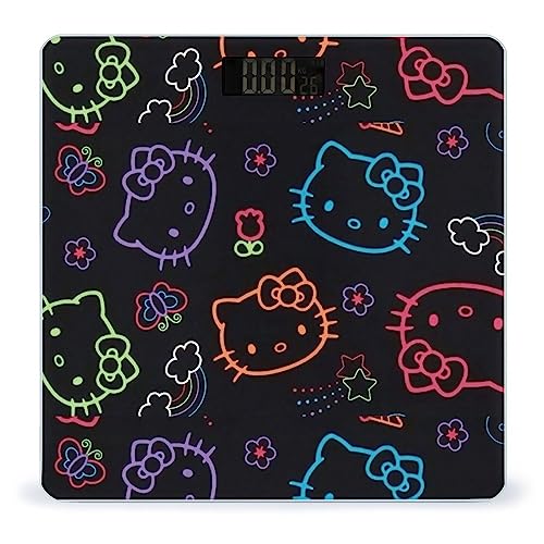 Amazon.co.jp: ハローキティ 体重計 デジタル 乗るだけ 電源自動