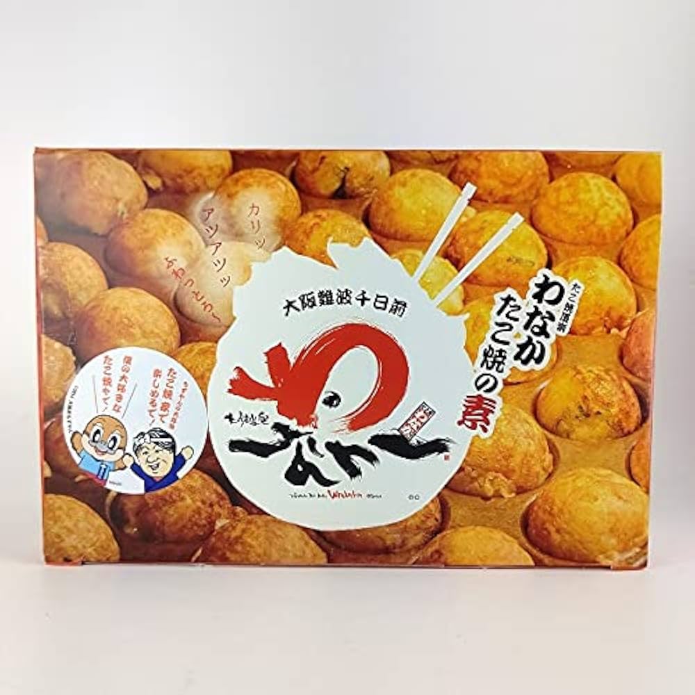 Amazon.co.jp: わなか たこ焼きの素 400g 80個～90個 たこ焼き