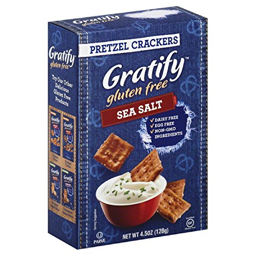 GRATIFY CRKR PRTZL SEASALT THN GF 4.5OZ