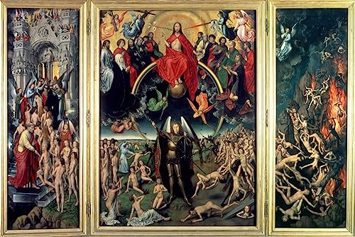 Le Jugement dernier de Hans Memling : grand tableau sur toile pour votre salon ou bureau