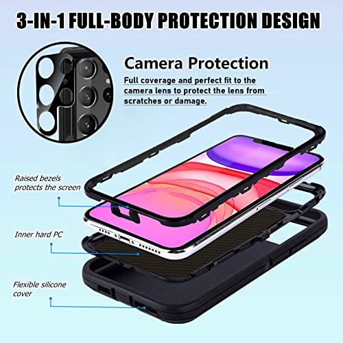 Coque Samsung S23 Ultra antichoc de qualité militaire avec cache objectif - 2