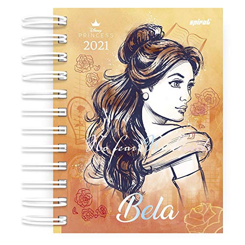 Agenda diária mini Princess Bela e a Fera 2021