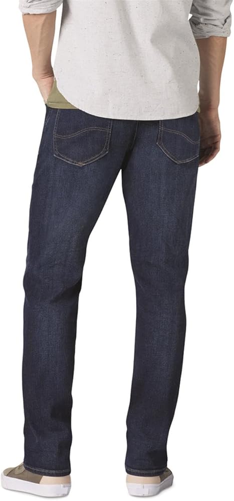 Lee Extreme Motion Straight Fit Tapered Leg Jean Maddox W34 L29 at