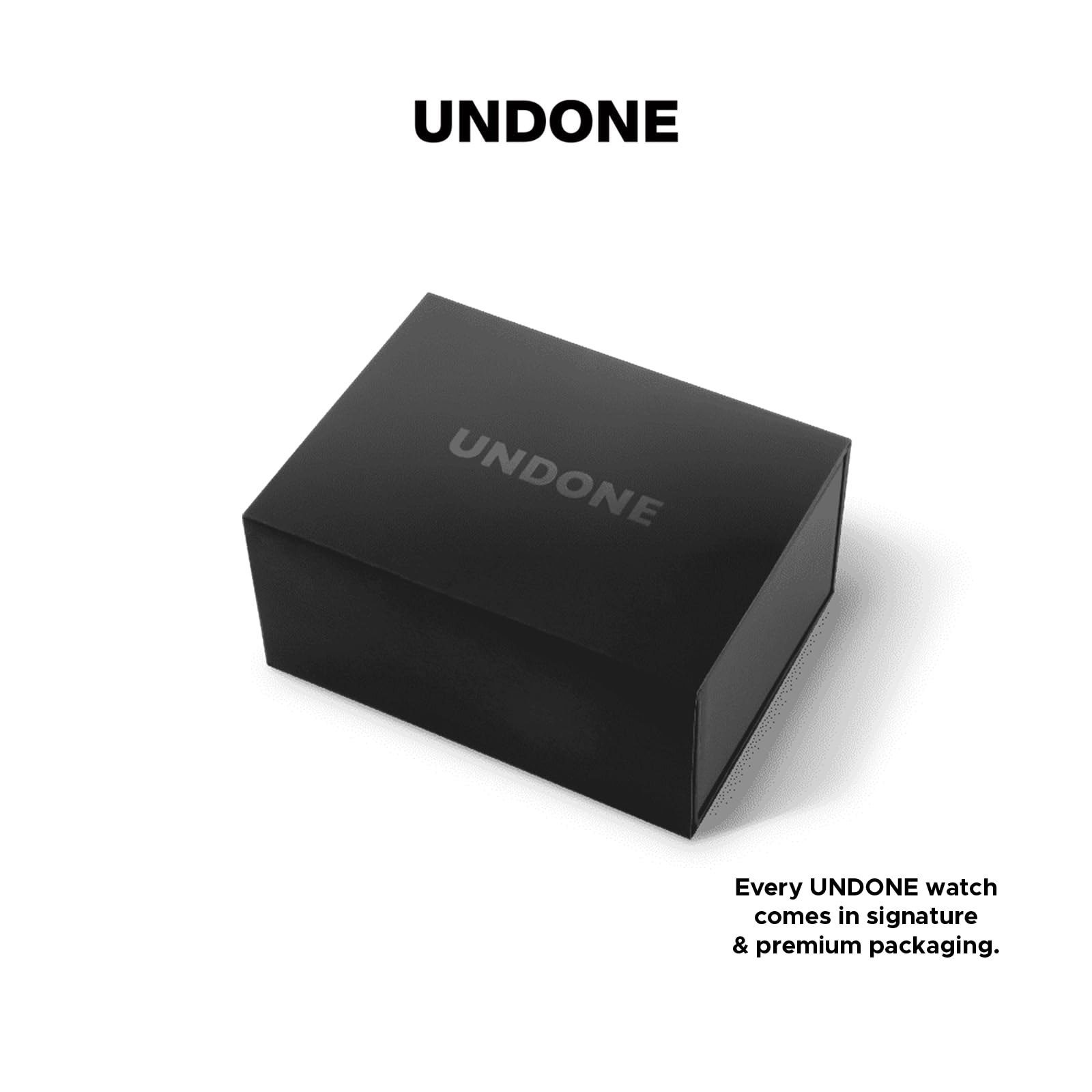 UNDONE Slim – Herrenuhr, Uhren für Herren – 37 mm Edelstahlgehäuse und Armband, Sunray Silver Zifferblatt, Schweizer Ronda 1062 Uhrwerk – Geschenk