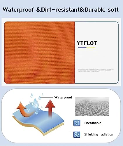 Image of Radiation Xray Apron Shield Half Lead Apron for X-Rays 0.5mmpb with Lead Thyroid Shield Collar Lightweight