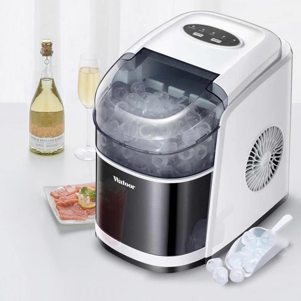 Fabricante de Hielo pequeño Mini Mini Mini Mini Retro Redondo de Hielo Fabricante de Cubos de Hielo