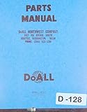 Doall 2013-V, Band Saw Machine, Parts List and Drawings Manual