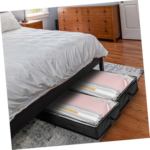 Sac de rangement sous lit Uonlytech x4 pour couettes et couvertures - 6