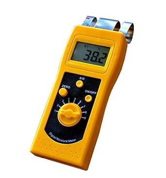 Corrugated Board Moisture Tester Corrugated Paper Moisture Meter with Measuring Range 0-2%&0-99% Accuracy 0.51+n% Used in Measuring All Kinds of Corrugated Cartons Paper Rolls