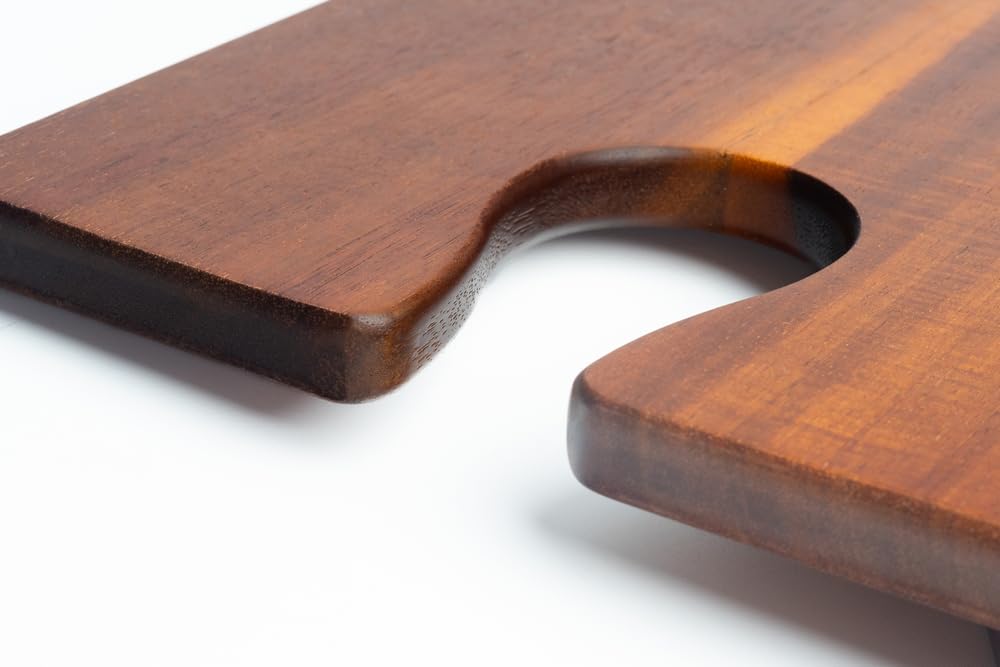 Puzzle Servierbrett 4-teilig aus Akazienholz – Rustikales Frühstücksbrett, Käsebrett & Schneidebrett | Nachhaltiges Holzbrett Set | Geschenkidee für Küche & Abendbrot