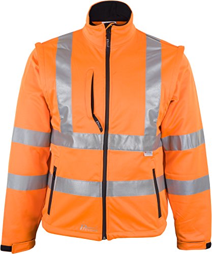 Asatex 8060O XXL Prevent Veste Soft Shell Haute Visibilité, Orange Vif, Taille 2XL Cover