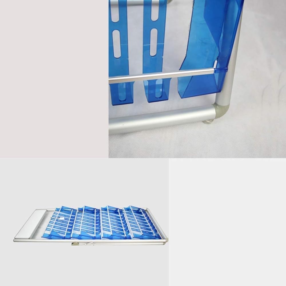 Estanterías, Archivador, Soporte para Periódicos, Expositor de Suelo Plegable Multicapa, Revistero Vertical de Malla Metálica, Revistero de Suelo, Expositor de Información, Revistero