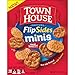 Town House FlipSides Minis Oven Baked Crackers, Lunch Snacks, House Seasoned (12 Boxes)