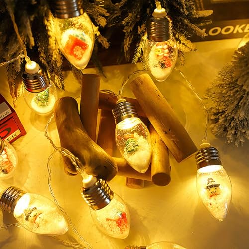 Christmas tree lights con guirnalda LED de burbujas multicolor para Navidad exterior 2