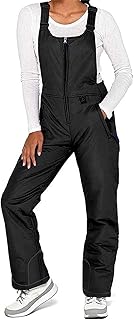 Women Snow Bibs Ski Insulated Bib Overalls One-Piece Jumpsuit Waterproof Snowpant