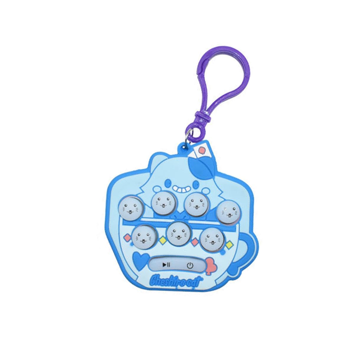 こどものおもちゃ POPUP　アクリルキーホルダー 1BOX Amazon | 早押しおもちゃ キーホルダーライトアップ ぽちぽち