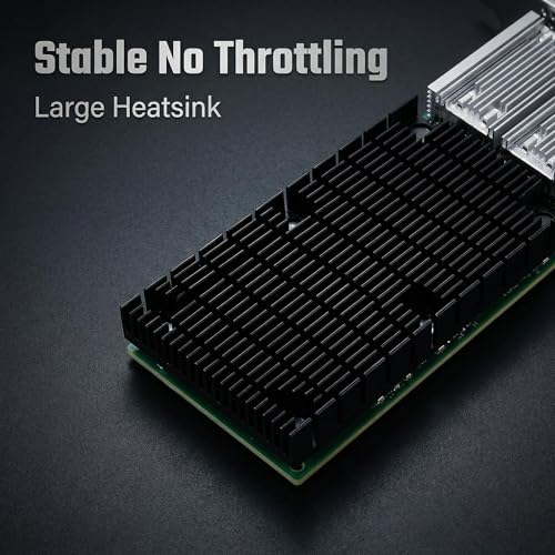 Image of Vogzone 100GbE NIC Card for Mellanox MCX456A-ECAT, PCIe 3.0 x16 100Gb VPI Ethernet NIC with Mellanox ConnectX-4 Chipset, Dual QSFP28 IB Network Card Support RDMA
