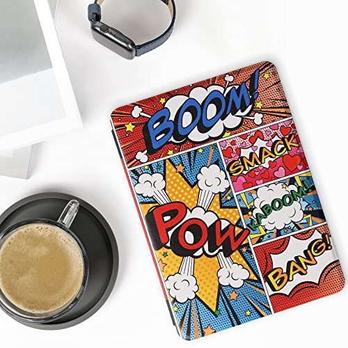 Kwmobile Case Compatible With Amazon Kindle Paperwhite 11. Generation 2021 Case - Ereader Cover - Comic Book Symbols Multicolor #TOP1