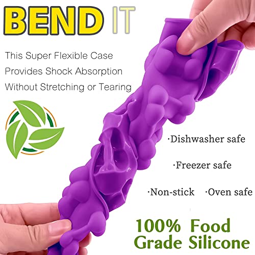 Hundekekse Backform Hundeleckerli Silikonform Silikon Backmatte Hundekekse Ausstechform für Hundepfoten und Knochen