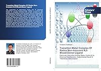 Transition Metal Complex of Redox Non-Innocent N, S Mixed-Donor Ligand 3639669118 Book Cover