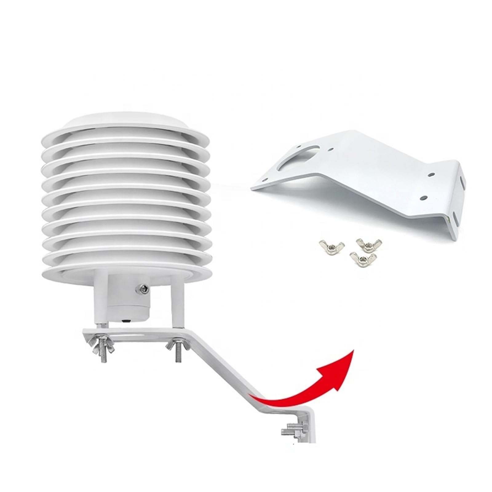 Sensor Digital de temperatura y humedad for exteriores, 0-5V, 4-20mA, RS485, RS232, for estación meteorológica agrícola o invernadero