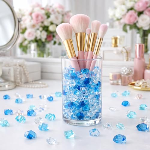 160 piezas cubos de hielo falsos para decoración miniatura 7