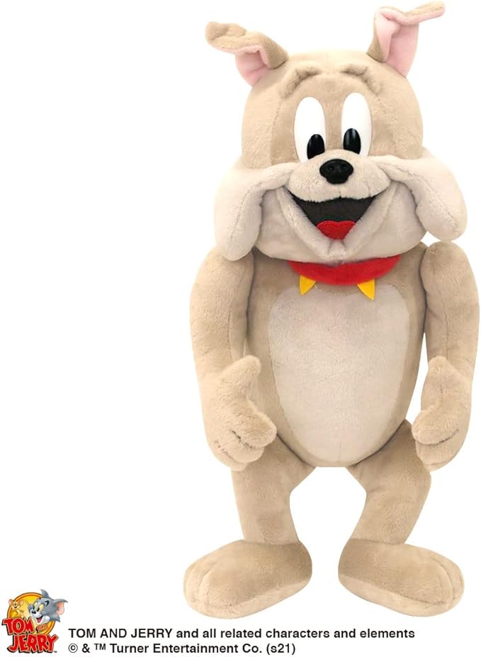 Amazon Co Jp Nici ぬいぐるみ トムとジェリー スパイク 40cm トムジェリ グッズ おもちゃ ブルドッグ アニメ キャラクター いぬ ふわふわ ギフト プレゼント ドイツ ベージュ おもちゃ