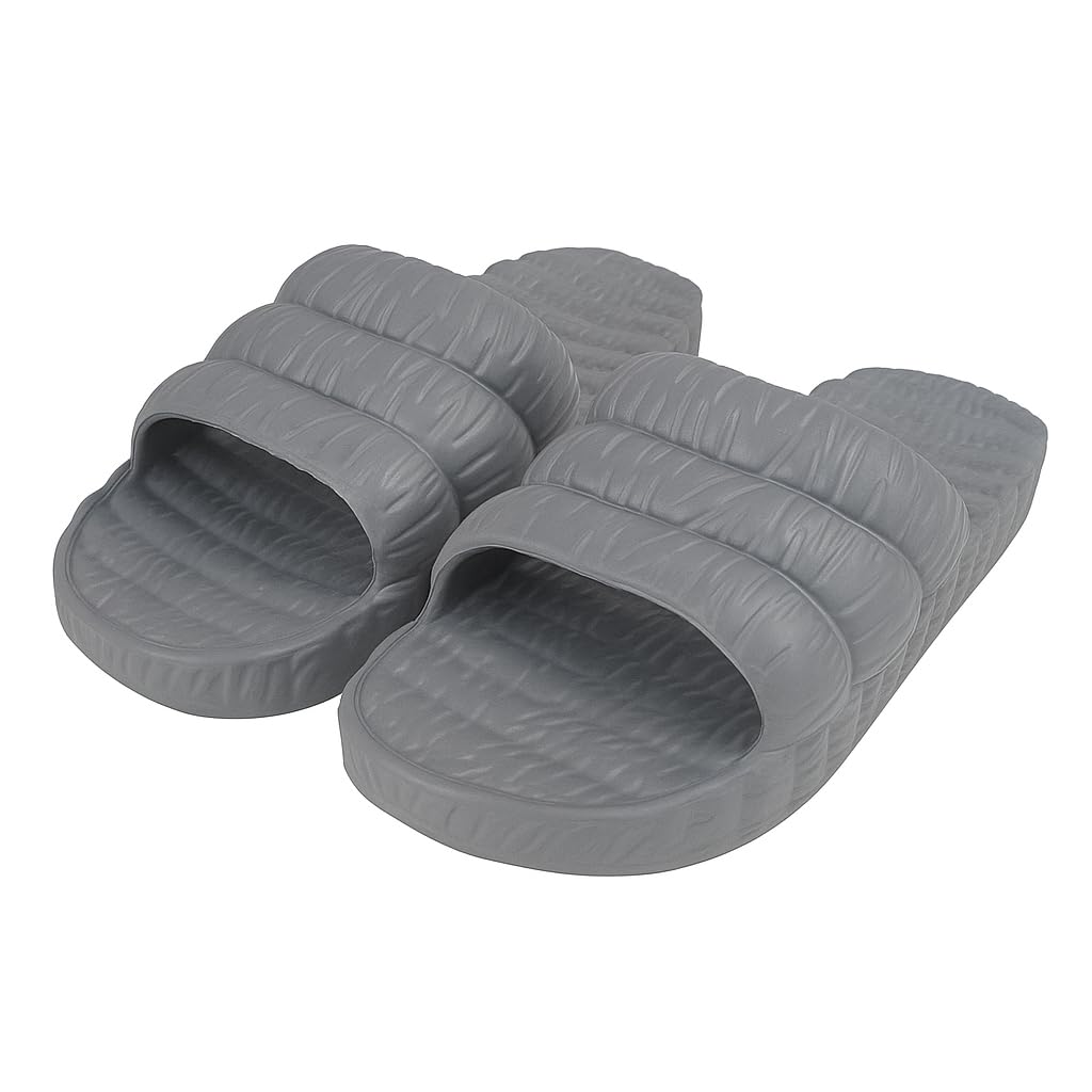 comfort plus Roxy Men's Slide Sandals, Textured Open Toe Slippers, Light Weight Flip-Flop-picture-41
