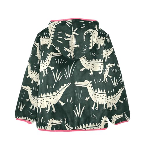 CHIFIGNO Pastel Marshmallows Toddler Girl Sweatshirt Thickened Warm Soft Comfy Sweatshirt Jacket with Arctic Fleece Lining 3T2