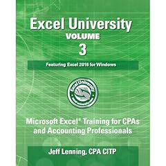 Excel University Volume 3 - Featuring Excel 2016 for Windows Audiobook By Jeff Lenning cover art