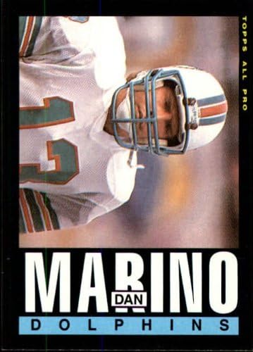 1985 Topps Football Card #314 Dan Marino