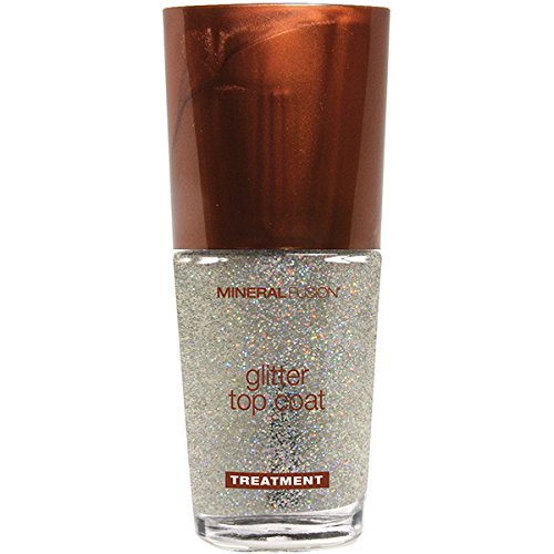 Mineral Fusion Nail Polish Glitter Top Coat, 0.33 Ounce (Packaging May Vary)