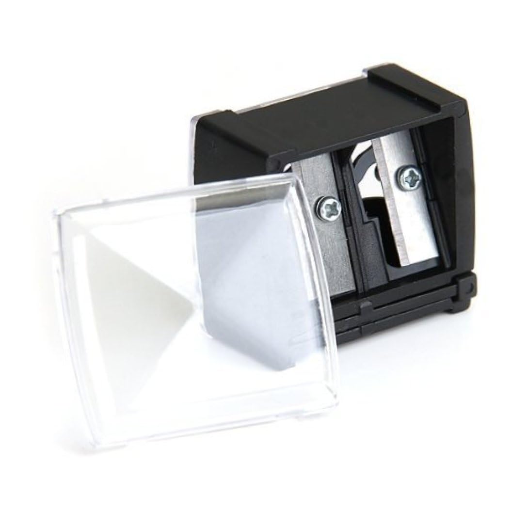 Sacapuntas de lápiz cosmético de precisión for delineador de ojos de cejas sacapuntas de lápiz de 2 agujeros/39