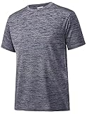 Hiking Shirts for Men Fitness Shirts Performance T Shirts for Men Casual Shirts Athletic Workout Shirts for Men Active Running Shirts for Men Dark Grey