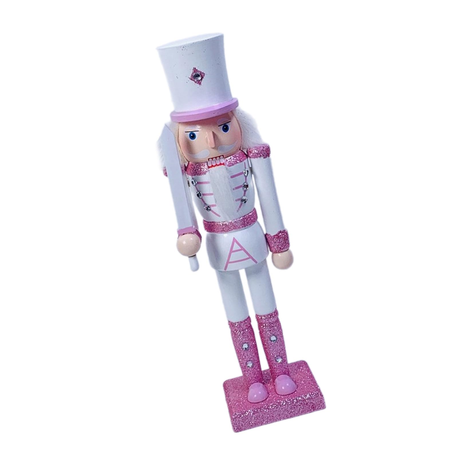 Tsophreniq Delicate Nutcrackers Soldier Display Decorative Nutcrackers Soldier Elegant Table Accent for Festival Home Styling Collectible Statue